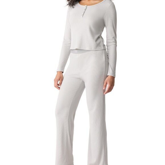 #1007 Gap GapBody Women's Ribbed High-Rise Pajama Pants - Assorted - Picture 5 of 5